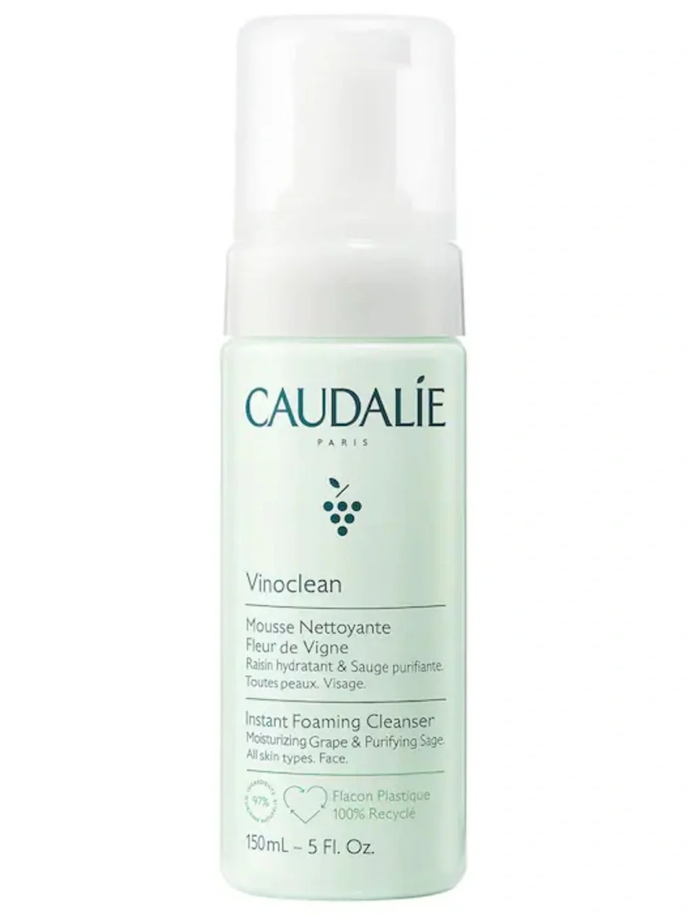 NWT Caudalie Vinoclean Gentle Foam Cleanser